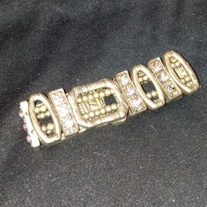 Pink and Gold Bracelet